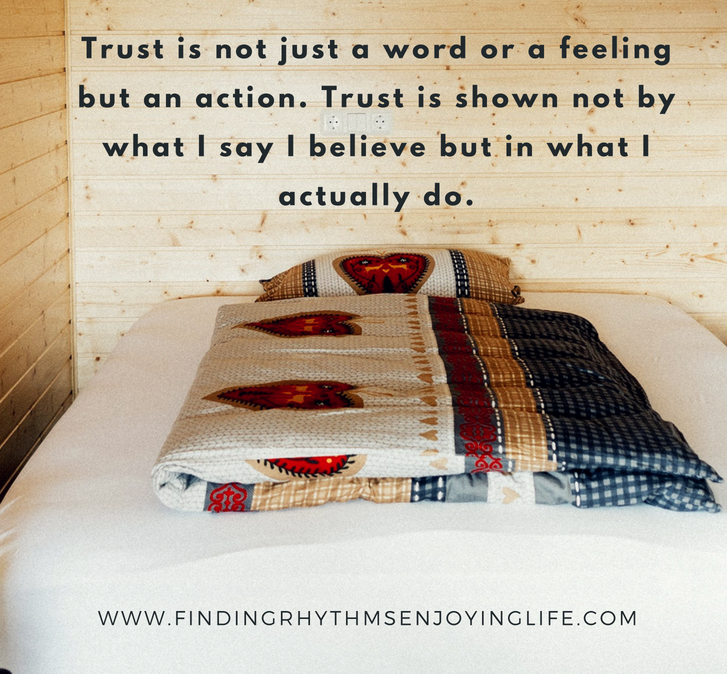 Trusting God quote